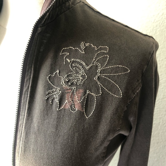 Hurley vintage wash mock neck zip front jacket - Picture 4 of 12